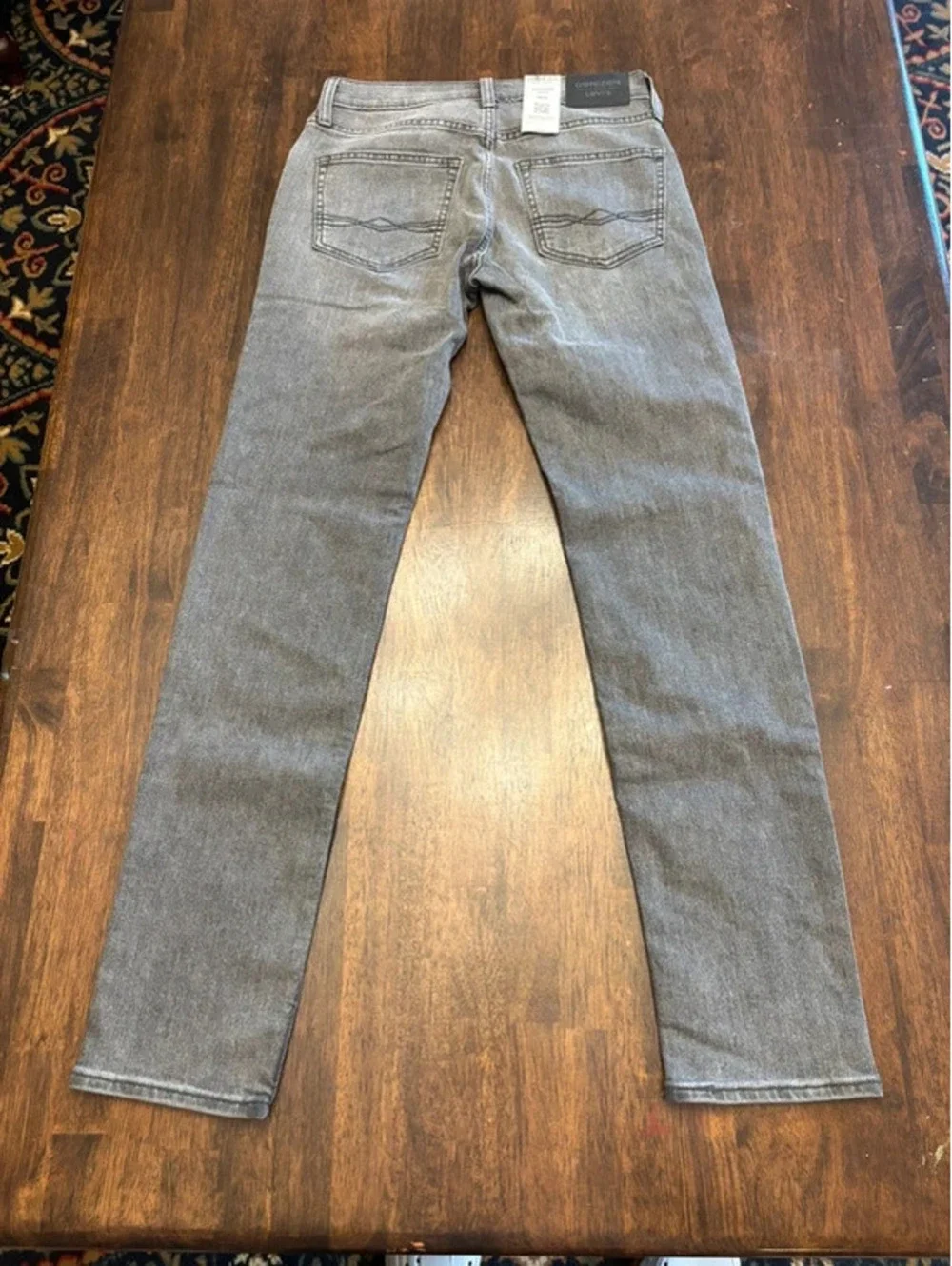 Denizen From Levi’s 288 Skinny Jeans Gray Wash Super Flex Mens 29x32 NWT